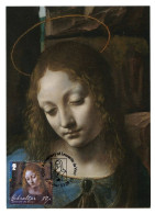 GIBRALTAR (2019). 500th Anniversary Leonardo Da Vinci - Carte Maximum Card - The Virgin Of The Rocks - Gibilterra