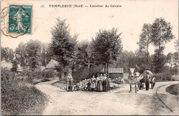59 TEMPLEUVE - CARREFOUR DU CALVAIRE - Attelage - Other & Unclassified
