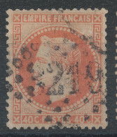 Lot N°83451   Variété/n°31, Oblitéré GC 3219 ROUEN(74), Indice 1, Filet SUD - 1863-1870 Napoleon III With Laurels