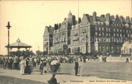 71991014 Folkestone Upper Bandstrand And Metropole Hotel Folkestone - Andere & Zonder Classificatie