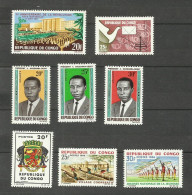 CONGO N°169, 171 à 174, 180 à 182 Neufs** Cote 4.25€ - Mint/hinged