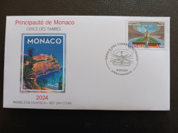 Monaco 2024 European FOOTBALL Championship Soccer UEFA Staium BERLIN 1v FDC PJ - Unused Stamps