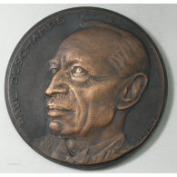 Médaille Paul Deschamps (conservateur De Musée) Par J.M. COEFFIN - Professionali/Di Società