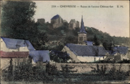 CPA Chevreuse Yvelines, Ruinen Der Alten Burg - Other & Unclassified