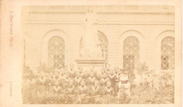 LOUVAIN - Photo CDV Ecole Religieuse, Groupe De Jeunes Filles Par Le Photographe C.BRETAGNE, Louvain - Old (before 1900)