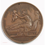 Médaille  29 Septembre 1820"Dieu Nous L'a Donné" Par GAYRARD - Firma's