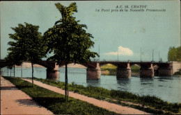 CPA Chatou Yvelines, Le Pont In Der Nähe Der Nouvelle Promenade - Andere & Zonder Classificatie