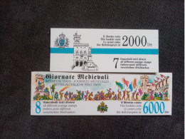 SAINT MARIN. 1992 - 96 . Carnets 1289 Et 1445. " Libretti Diversi/ Giornate Miedevali " .  Côte YT 2017 : 15,00 € - Postzegelboekjes