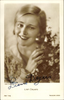CPA Schauspielerin Lien Deyers, Portrait, Autogramm - Acteurs