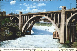 71977856 Spokane_Washington Monroe Street Bridge River - Andere & Zonder Classificatie