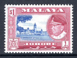 Malaysian States - Johore - 1960 Pictorials - $1 Government Offices HM (SG 163) - Johore