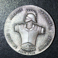 Très Beau Jeton Militaire "Congrès National Du Génie Mai 1966 Lyon" Médaille Argent 800 Poinçonné - Firma's