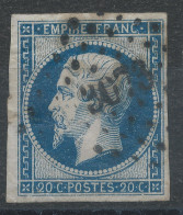 Lot N°83453   N°14A, Oblitéré PC 3073 ST GAULTIER(35), Indice 5 - 1853-1860 Napoléon III.