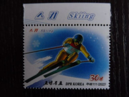 NORTH KOREA / COREE DU NORD - 2022 MNH ** Skiing - Skisport