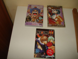 C57 (25) / Lot 3 Mangas NEUF -  One Piece - Mixim 11 - Kenshin Le Vagabond - Mangas Versione Francese