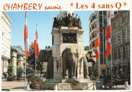 *CPM  -73 - CHAMBERY - Les 4 Sans Q - Fontaine - Chambery