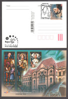 DOG Blindness 2009 HUNGARY DAY Of BLIND People 2003 STATIONERY POSTCARD VIOLIN FDC Eyeglasses Postmark FDC - Chiens
