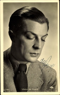 CPA Schauspieler Viktor De Kowa, Portrait, Anzug, Ross Verlag A 2954 1, Autogramm - Acteurs