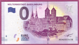 0-Euro XEHU 2019-1 WELTERBESTADT QUEDLINBURG - Privatentwürfe