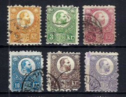 HONGRIE Ca.1871: Les Y&T 7-12 Obl. - Used Stamps