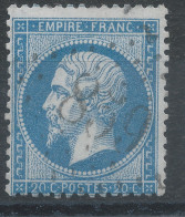 Lot N°83455   Variété/n°22, Oblitéré GC 859 CHAMPAGNOLE(38), Indice 4, 0 De 20C - 1862 Napoléon III.