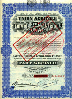 UNAC - UNION AGRICOLE Et CHIMIQUE - Landbouw