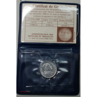 Médaille Argent Scellée Du Pape Jean Paul II Avec Certificat De Garantie - Professionals/Firms