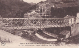 MONISTROL D ALLIER Le Pont Metallique Et L Usine Elecrique - Autres & Non Classés