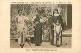 Inde - Congrégation De Saint Joseph De Cluny - Orphelines De La Sainte-Enfance - Animée - CPA - Voir Scans Recto-Verso - Indien