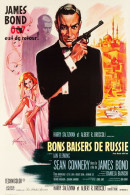 Cinema - James Bond 007 - Bons Baisers De Russie - Sean Connery - Daniela Bianchi - Illustration Vintage - Affiche De Fi - Afiches En Tarjetas