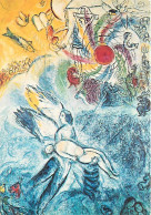 Art - Peinture Religieuse - Marc Chagall - Message Biblique - 1 - La Création De L'homme - Musée National De Nice - CPM  - Schilderijen, Gebrandschilderd Glas En Beeldjes