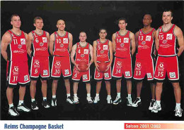 Sports - Basket Ball - Reims - Reims Champagne Basket - Saison 2001 2002 - CPM - Voir Scans Recto-Verso - Basket-ball