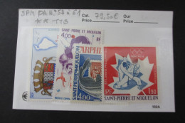 St PIERRE & MIQUELON POSTE AERIENNE N°58 à 61 NEUF** TTB COTE 79,50 EUROS  VOIR SCANS - Neufs