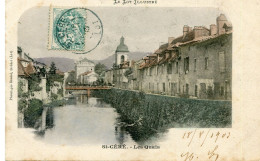 SAINT CERE - LES QUAIS  En 1900  - - Saint-Céré