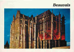 60 - Beauvais - La Cathédrale Saint Pierre - Vue De Nuit - Carte Neuve - CPM - Voir Scans Recto-Verso - Beauvais