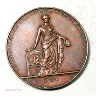 Medaille Ouvriers Victimes De Convention Du 22/08/1852 Reconnaissants - Profesionales/De Sociedad