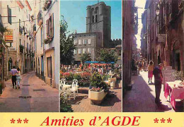 34 - Agde - Multivues - Flamme Postale De Agde - CPM - Voir Scans Recto-Verso - Agde