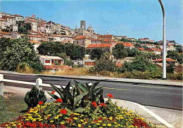 16 - Angouleme - Vue Générale Sur Les Remparts. Au Fond, La Cathédrale Saint-Pierre - Fleurs - Carte Neuve - CPM - Voir  - Angouleme