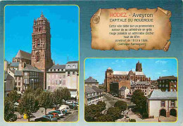 12 - Rodez - Multivues - Automobiles - CPM - Voir Scans Recto-Verso - Rodez