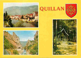 11 - Quillan - Multivues - Blasons - CPM - Voir Scans Recto-Verso - Autres & Non Classés