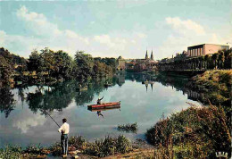 08 - Charleville Mézières - La Meuse Au Quai Du Moulinet - Pecheur à La Ligne - CPM - Voir Scans Recto-Verso - Charleville