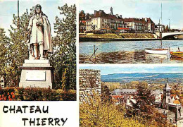 02 - Château Thierry - Multivues - Monument Jean De La Fontaine - Carte Neuve - CPM - Voir Scans Recto-Verso  - Chateau Thierry