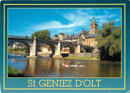 12 - Saint Geniez D'Olt - Le Pont Sur Le Lot - Kanoë Kayak - CPM - Voir Scans Recto-Verso - Sonstige & Ohne Zuordnung