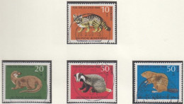 BRD  549-552, Gestempelt, Jugend: Gefährdete Tiere, 1968 - Used Stamps