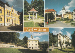 CPM . LAZNE KYNZVART . OKRES CHEB  .  CARTE AFFR AU VERSO  .  2 SCANNES - Czech Republic