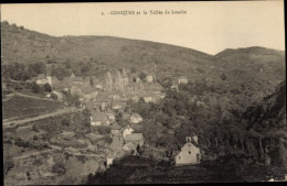 CPA Conques-Aveyron, Stadt Und Louche-Tal - Autres & Non Classés