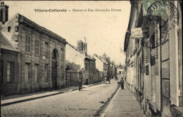 CPA Villers-Cotterêts Aisne, House Und Rue Alexandre Dumas - Autres & Non Classés