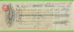 Manchester - Lettre - Bank - Lisboa - Portugal - England - Cheques & Traveler's Cheques