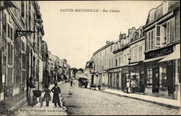 CPA Sainte Menehould Marne, Rue Chanzy - Other & Unclassified