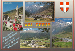 *CPM  -73 - VAL CENIS - LANSLEBOURG ET LANSLEVILLARD - Multivues - Blason - Val Cenis